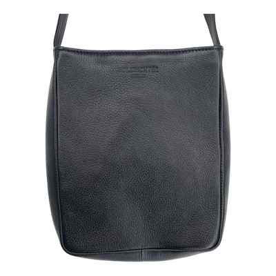 Holzrichter leather shoulder bag, black