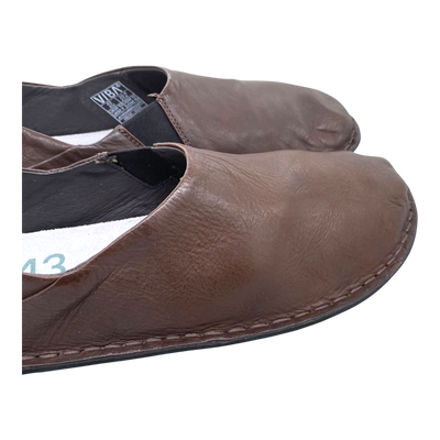 VIBAe Zuma leather shoes, cocoa brown | 43