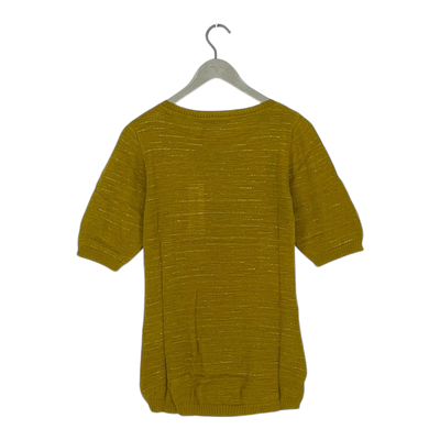 KARINFRAIDENRAIJ vero knitted t-shirt, yellow | woman S