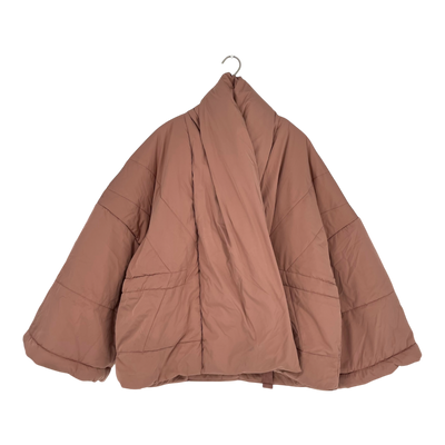 Embassy of Bricks and Logs chiba puffer coat, shadow rose | woman S