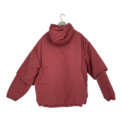 Embassy of Bricks and Logs skorped popover jacket, burgundy | unisex L