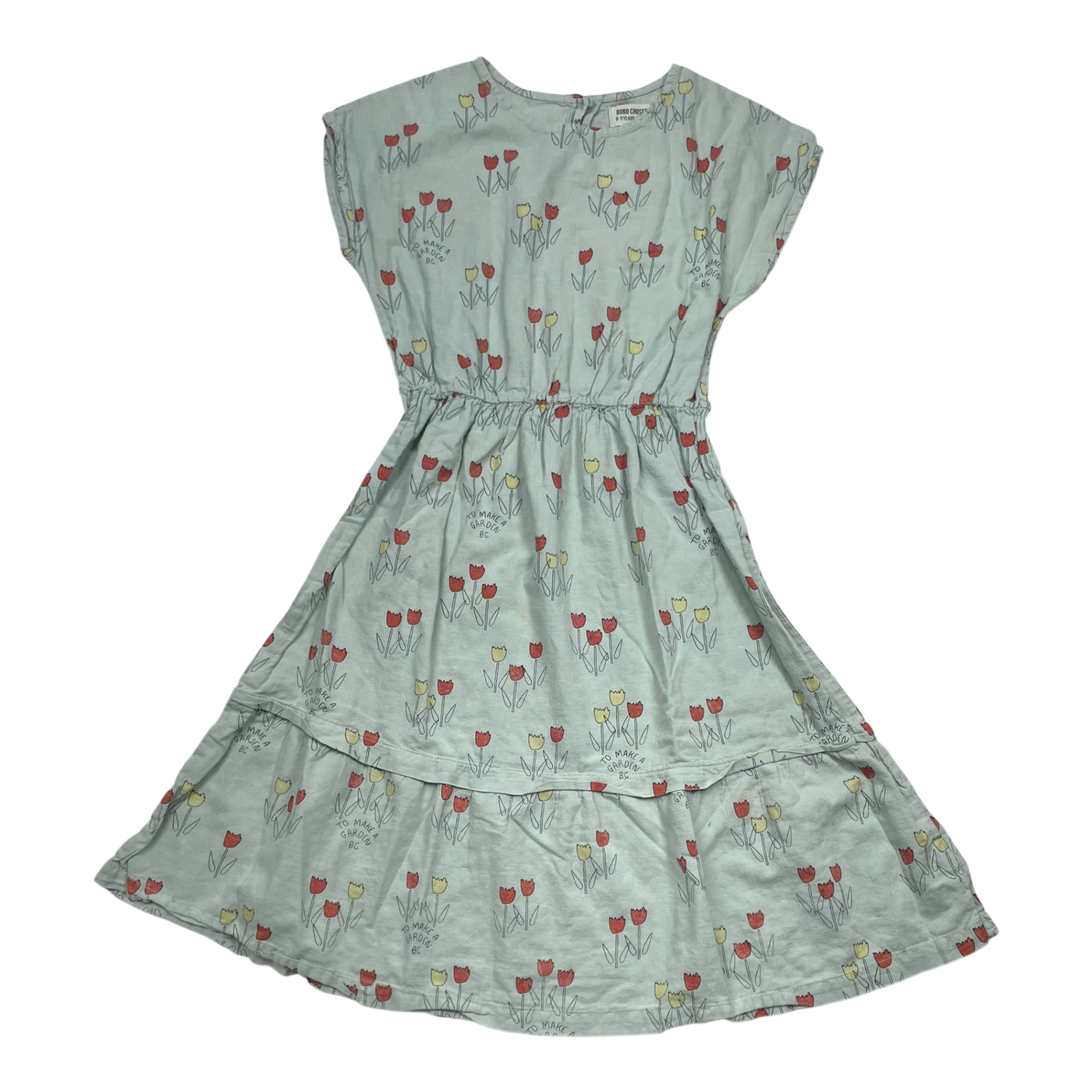 Bobo Choses woven dress, green | 134cm