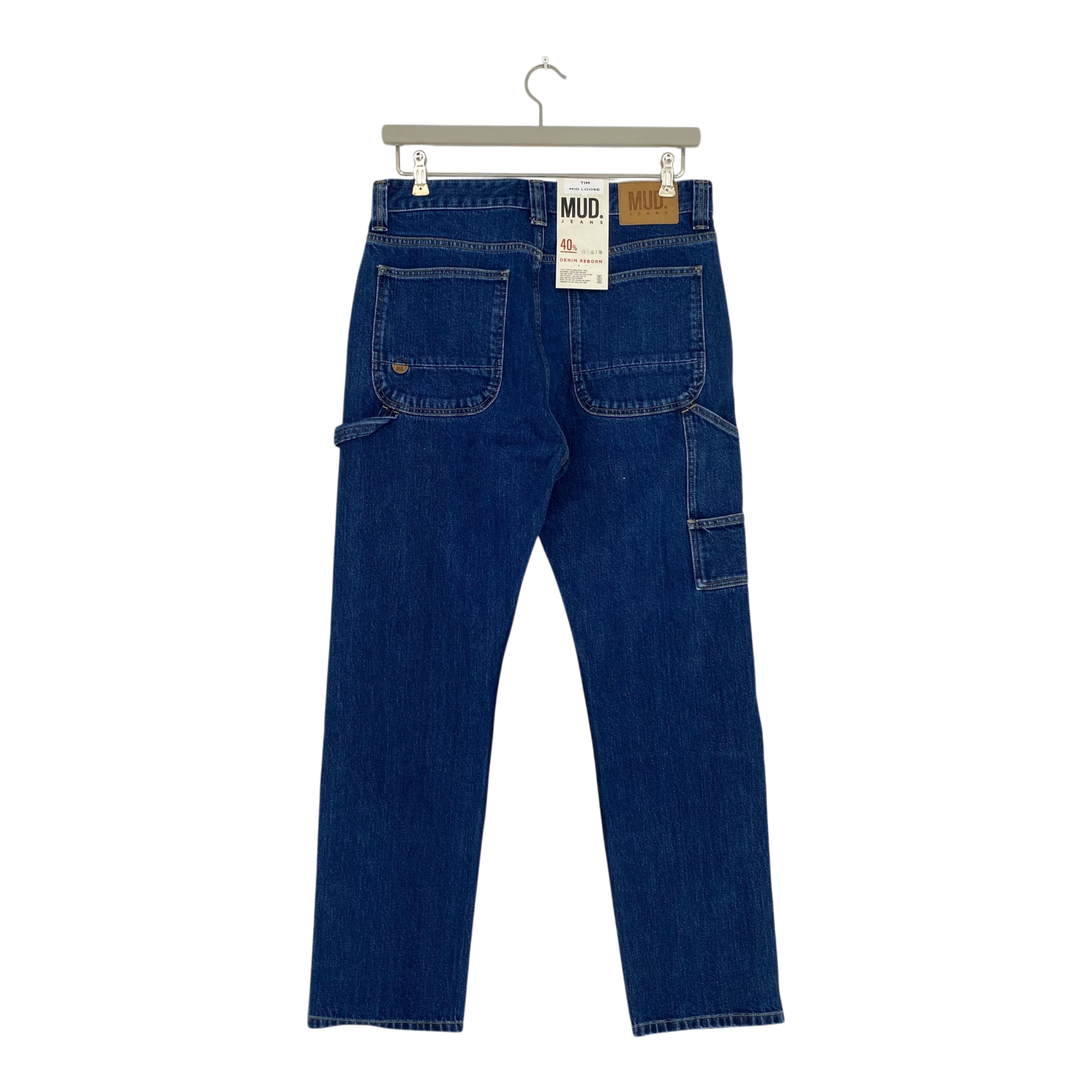 Mud Jeans tim mid loose jeans, denim blue | man 32/32