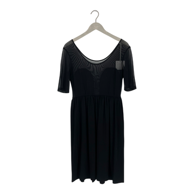 R/H mickey tee dress, black | woman L