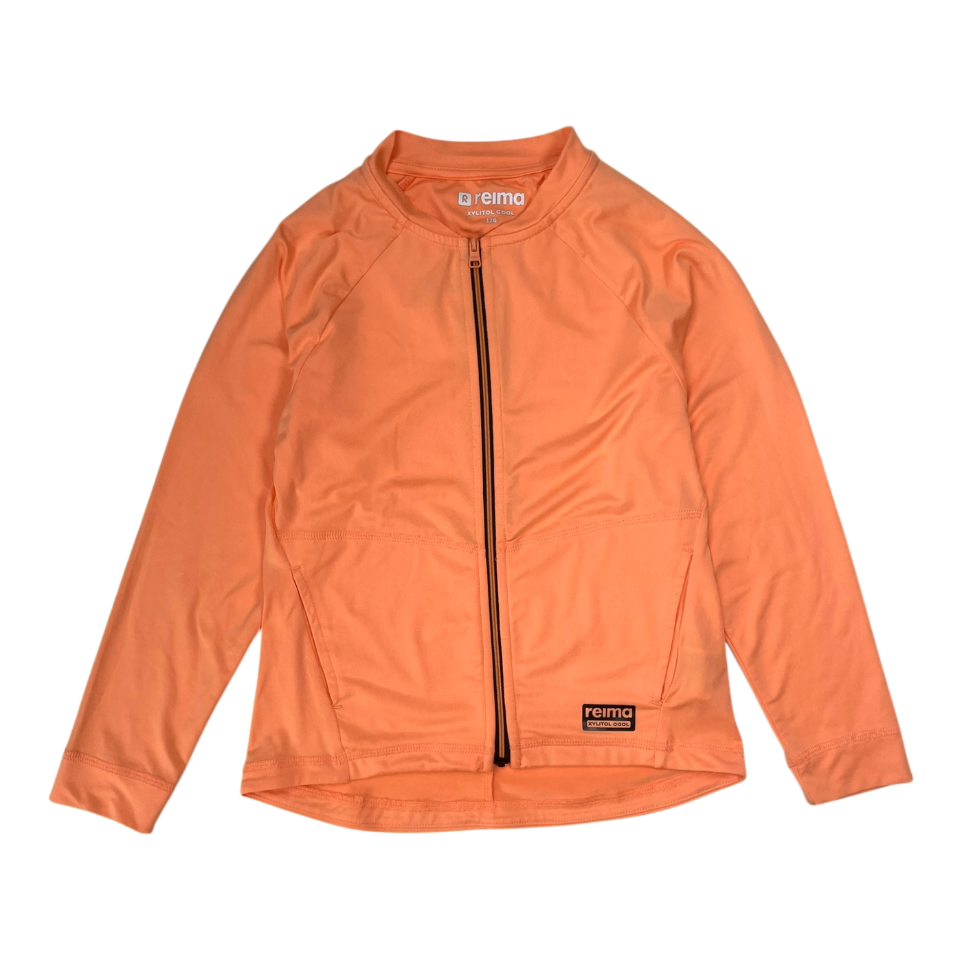 Reima harkat zip sweater, peach | 128cm