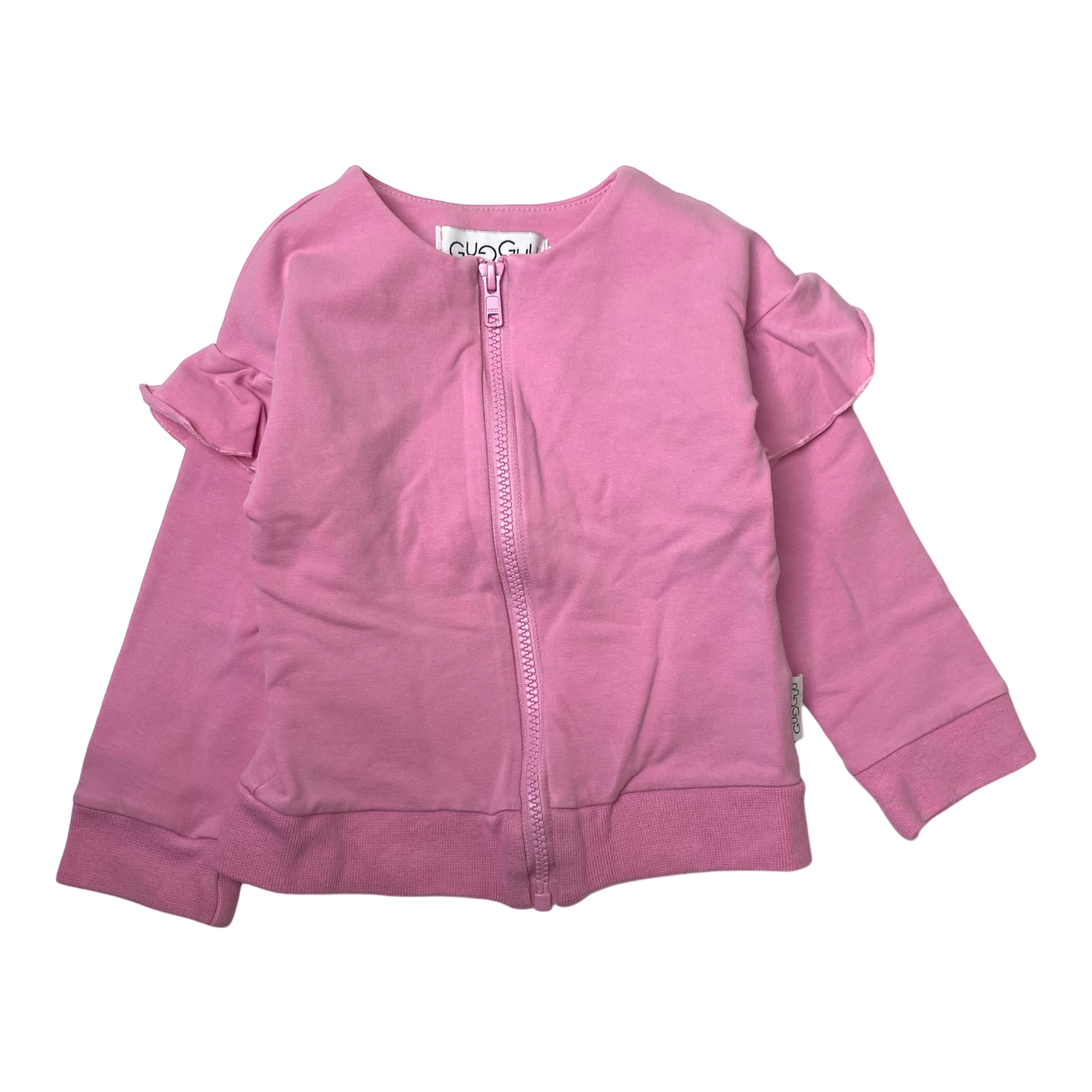 Gugguu zipper sweat jacket, pink | 92cm