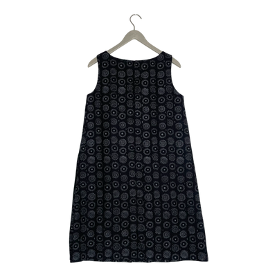 Marimekko kurkistus dress, black | woman 38