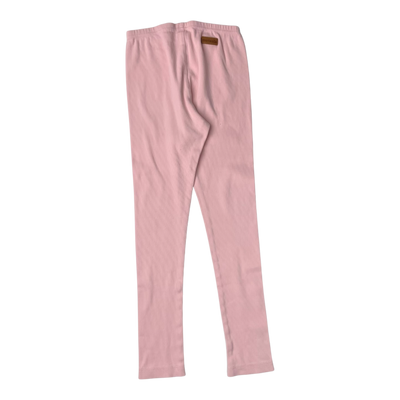 Metsola rib leggings, pink | 134/140cm