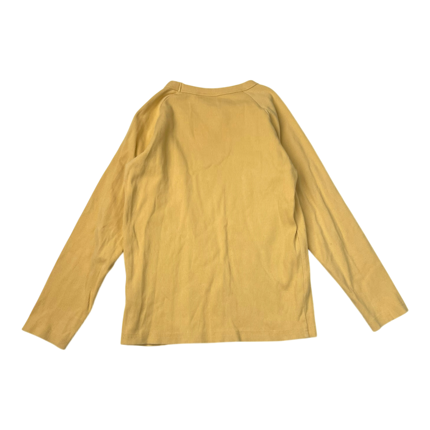 Mainio rib shirt, yellow | 134/140cm