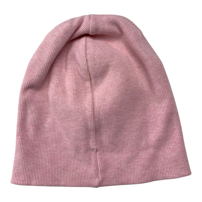 Metsola rib beanie, pink | 1-2y