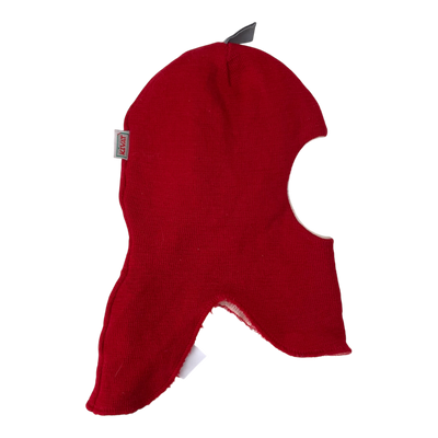 Kivat wool balaclava, red | 1y