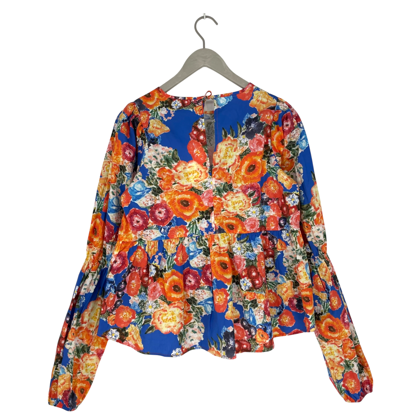 Kaiko double puff blouse, marigold | woman S