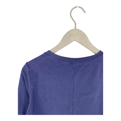 Kaiko ruffle sweat dress, blue | woman M