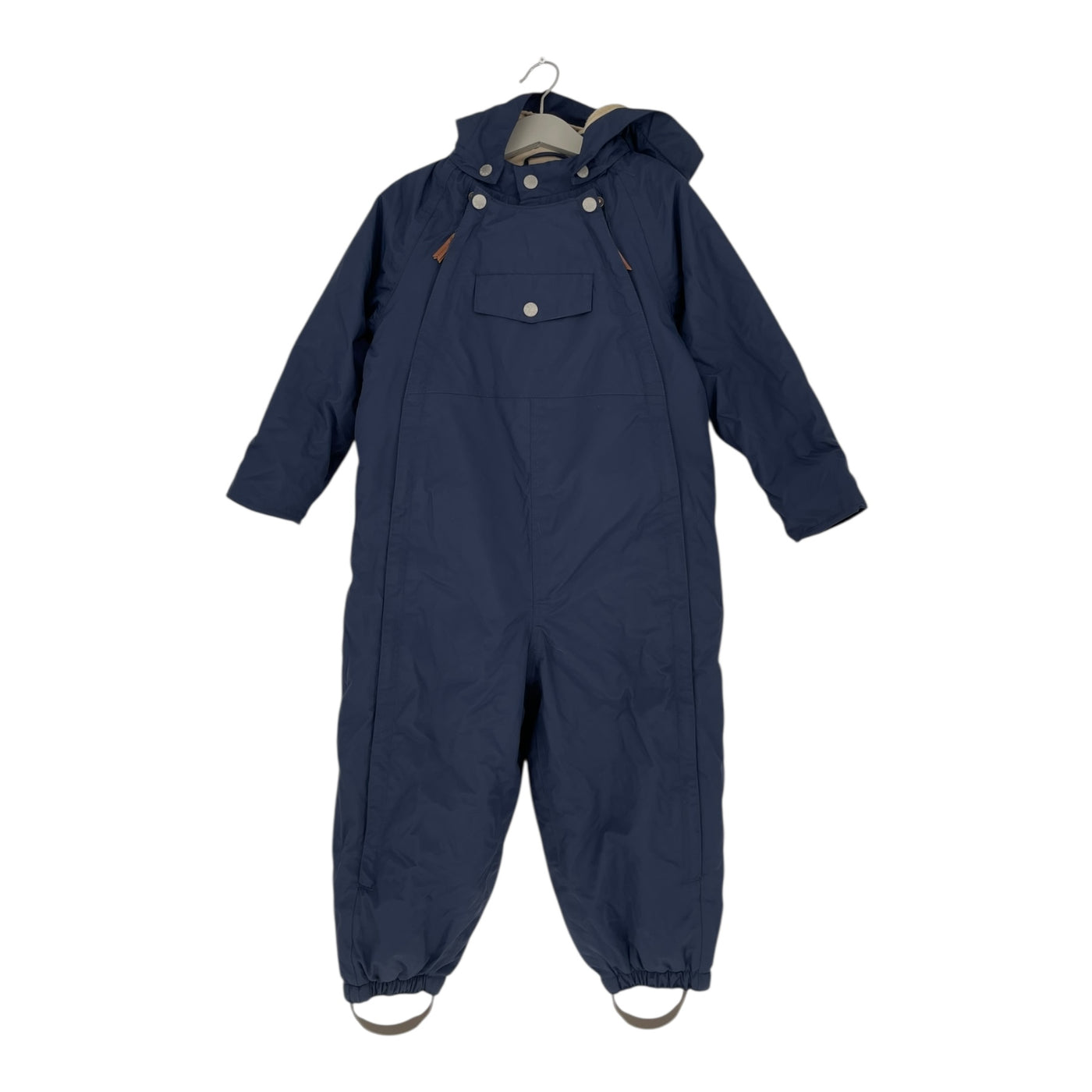 Mini A Ture matwisti fleece lined snowsuit, navy blue | 104cm