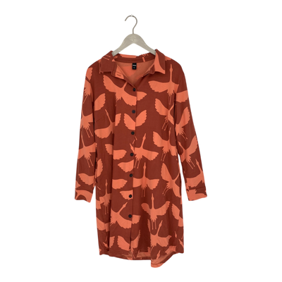 Yo Zen button shirt dress, tomato | woman M/L