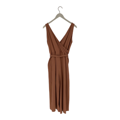 Kaiko wrap jumpsuit, brown sugar | woman M