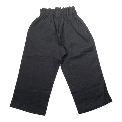 Nakoa linen pants, black | 116/122cm