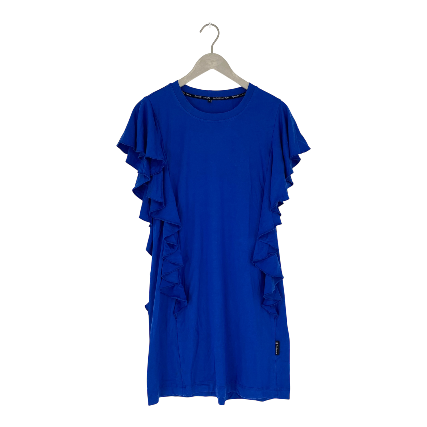 Ommellinen frill dress, blue | woman S