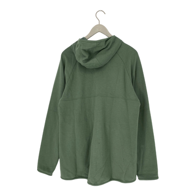 Toive zipper hoodie, green | woman L