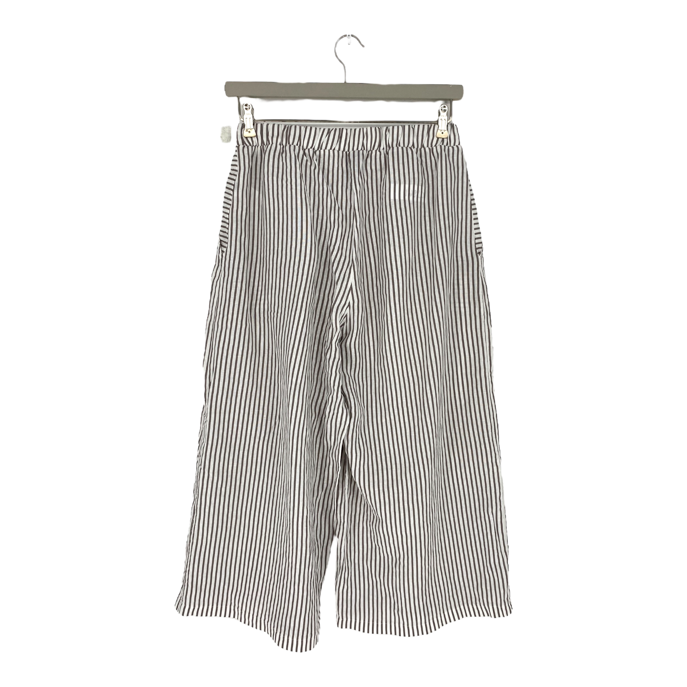 Kaiko linen culottes, falcon stripes | woman M