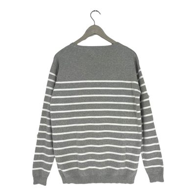Makia costal knit sweater, grey | unisex M