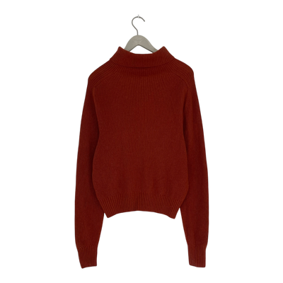 North Outdoor merino sweater, mahogany | woman M