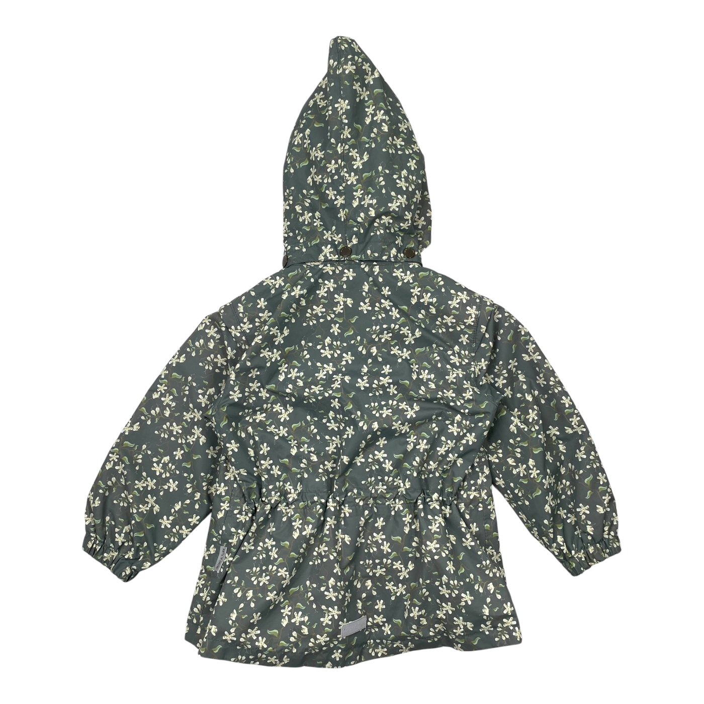 Mini A Ture midseason jacket, green flowers | 104cm