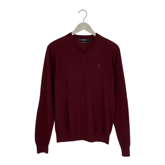 Tiger of Sweden harvard merino sweater, burgundy | man S