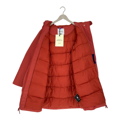 Embassy of Bricks and Logs riga parka jacket, brick red | unisex S