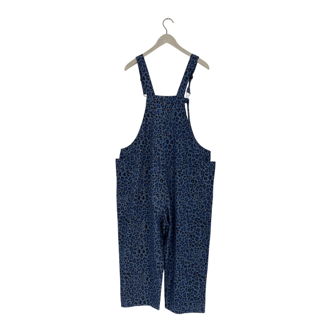 Aarre denim dungarees, blue leopard | woman M/L