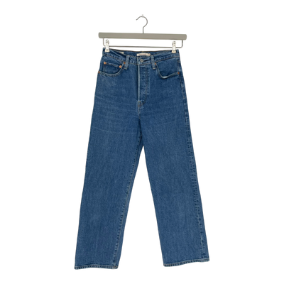 Levi's ribcage straight jeans, washed denim | woman W28 L27
