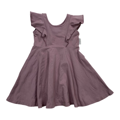 Gugguu t-shirt frilla dress, purple | 80cm