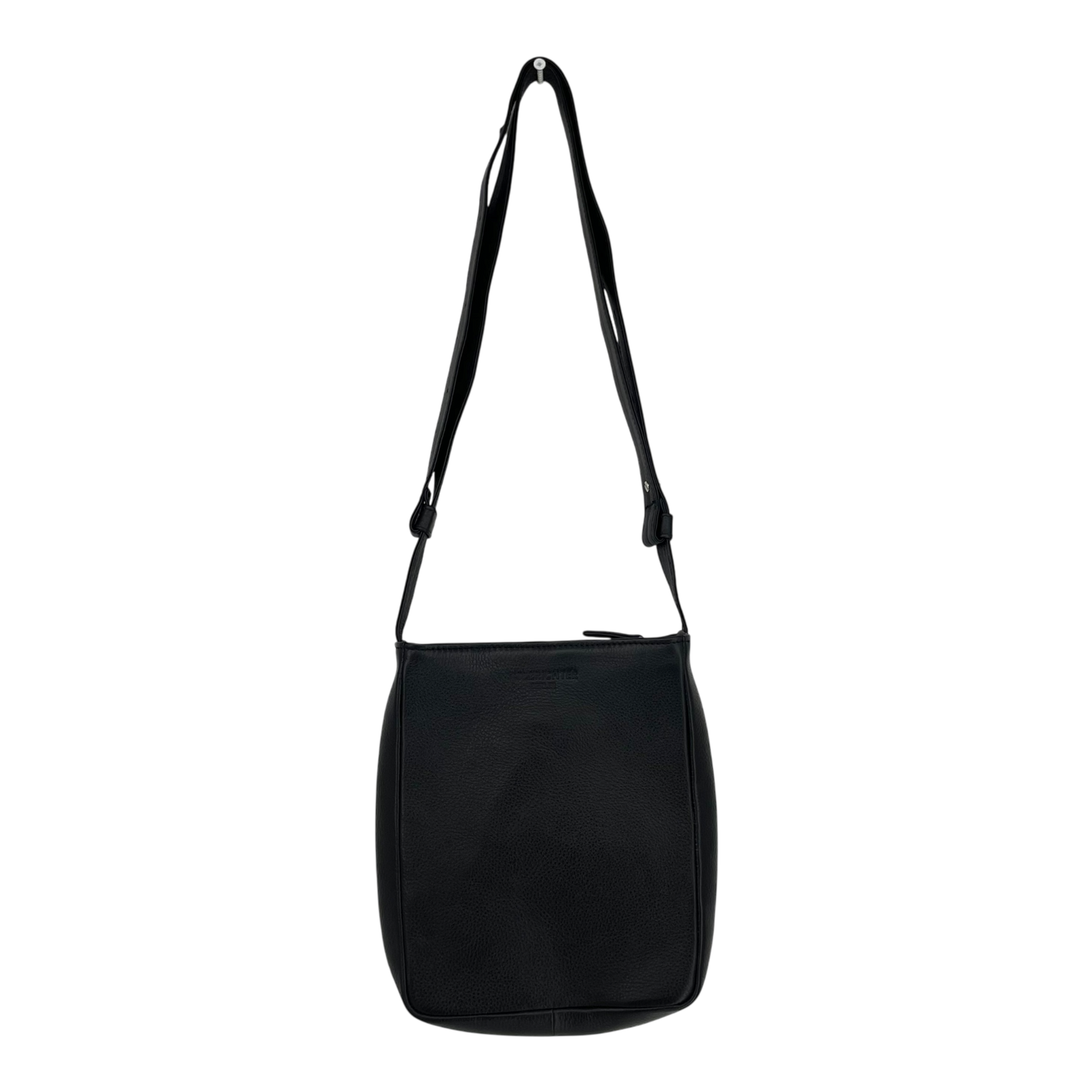 Holzrichter leather shoulder bag, black