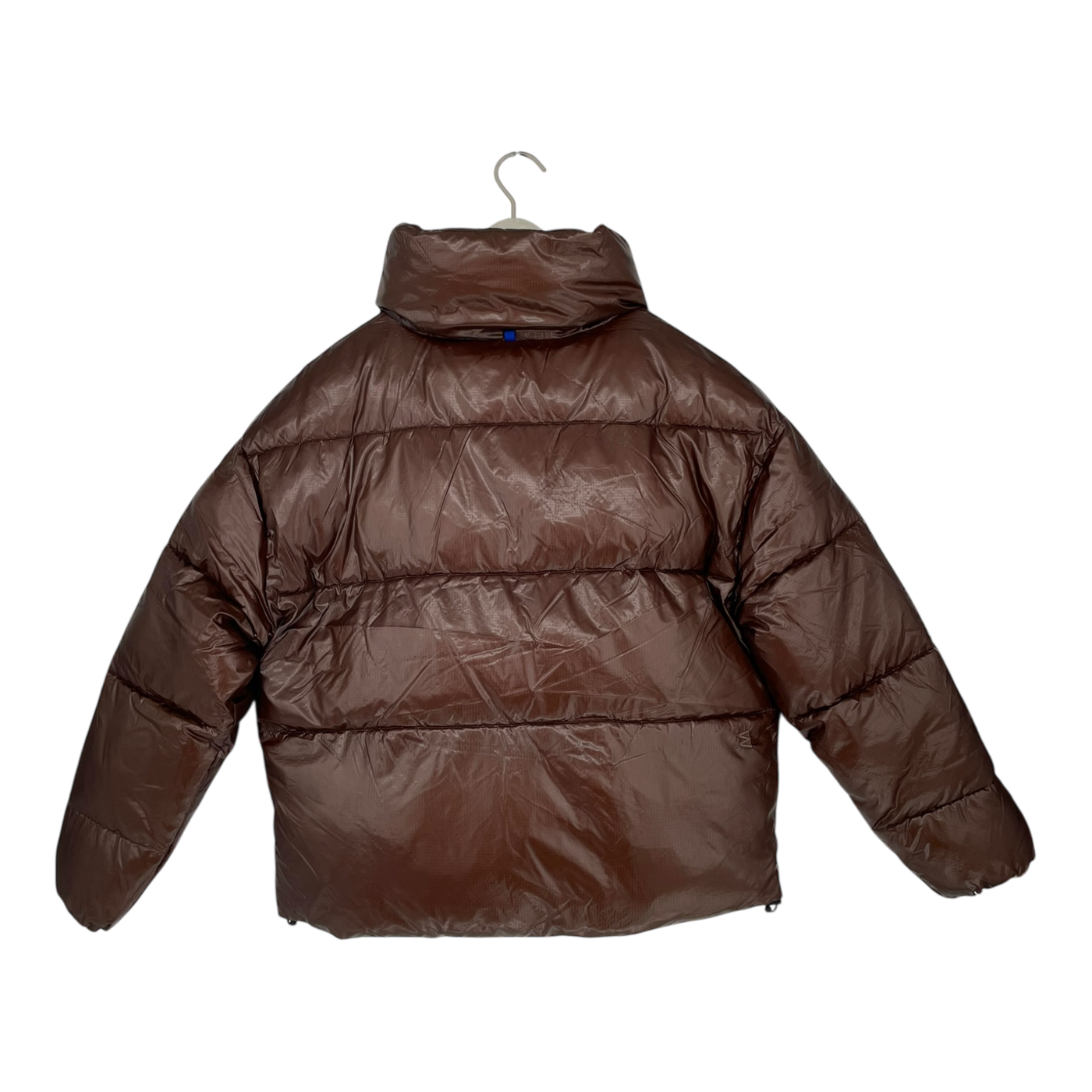 Embassy of Bricks and Logs millery puffer jacket, shiny brown | unisex S