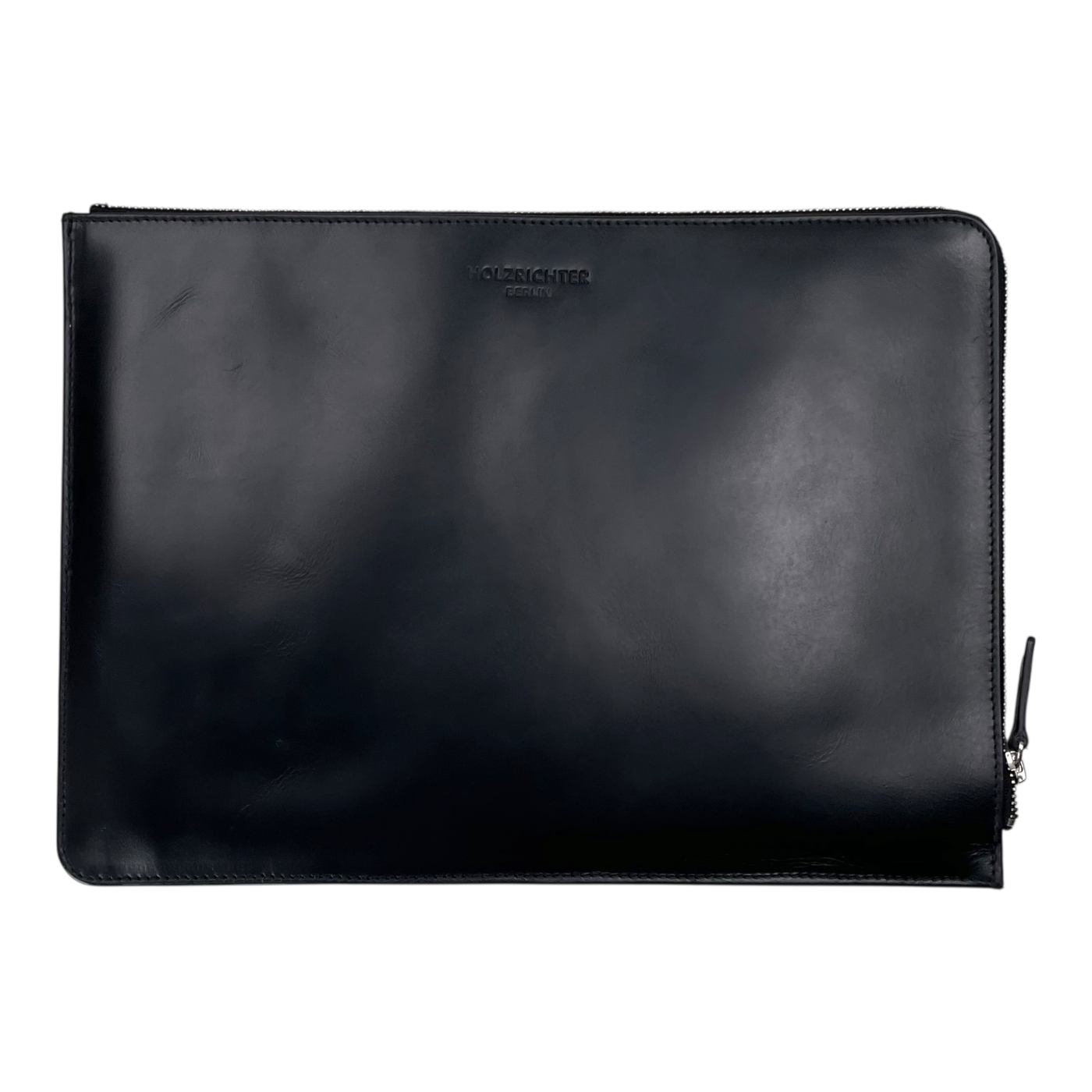 Holzrichter leather laptop bag, black