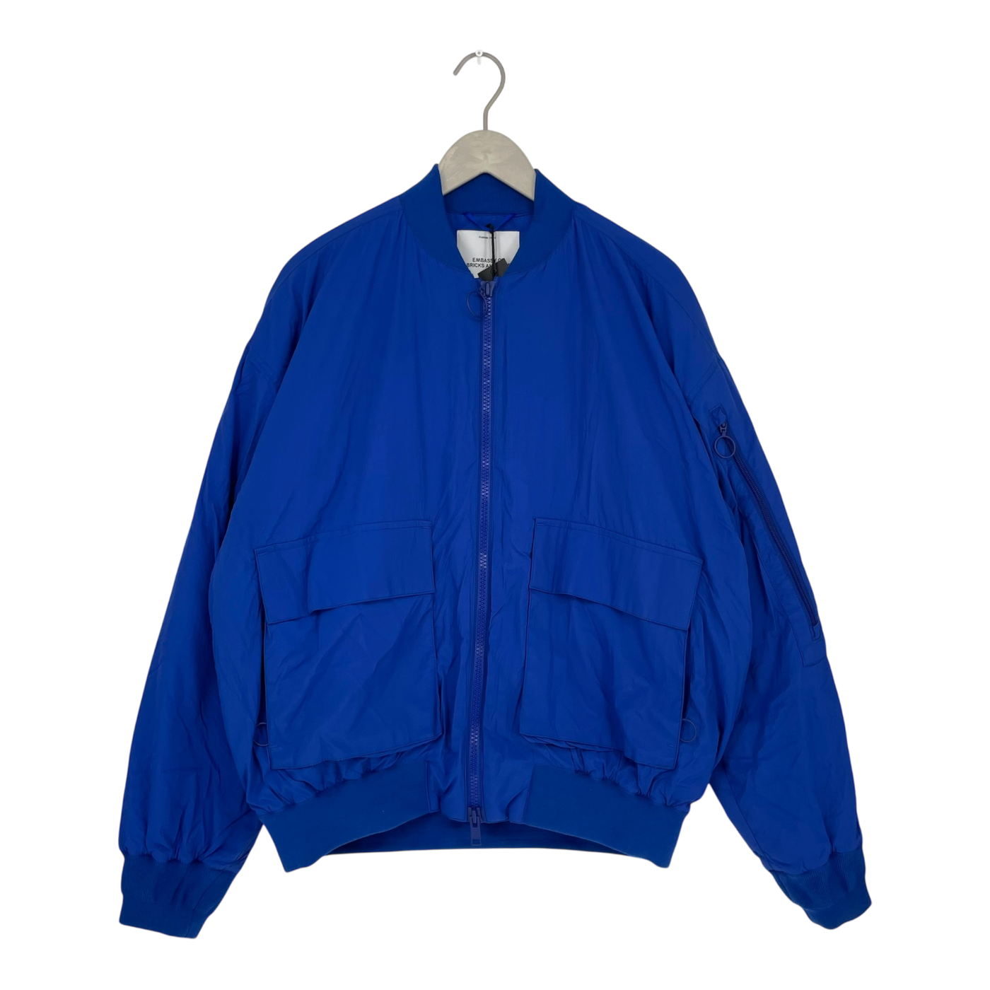 Embassy of Bricks and Logs bansar bomber jacket, blue | unisex L