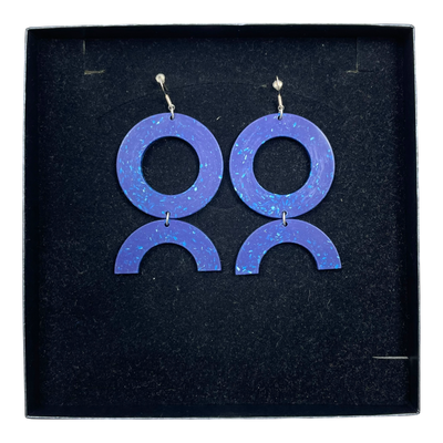 Papu earrings, blue | onesize