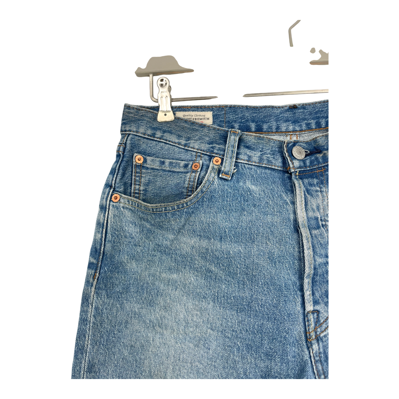 Levi's 501 shorts, light denim | W30