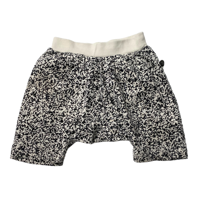 Mainio baggy shorts, black & white | 98/104cm