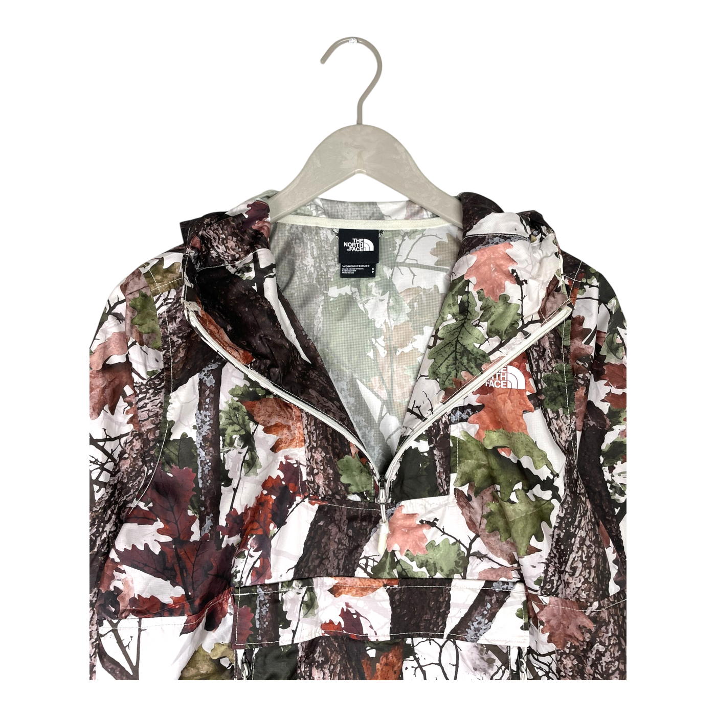 The North Face lightweight anorak, camo | woman S