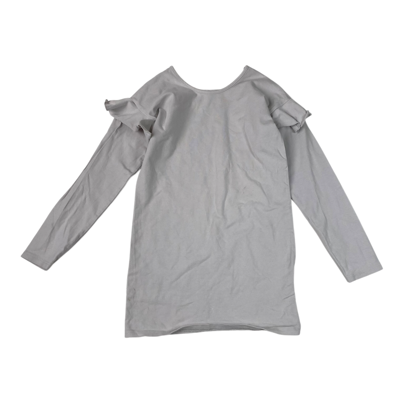 Gugguu frill shirt, grey | 134cm