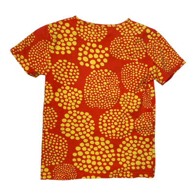 Marimekko pimpom t-shirt, orange | 122