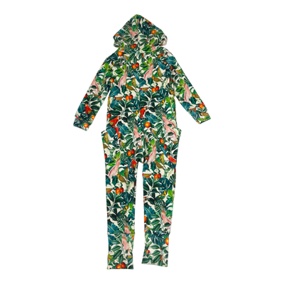 Metsola sweat jumpsuit, jungle | 98/104cm