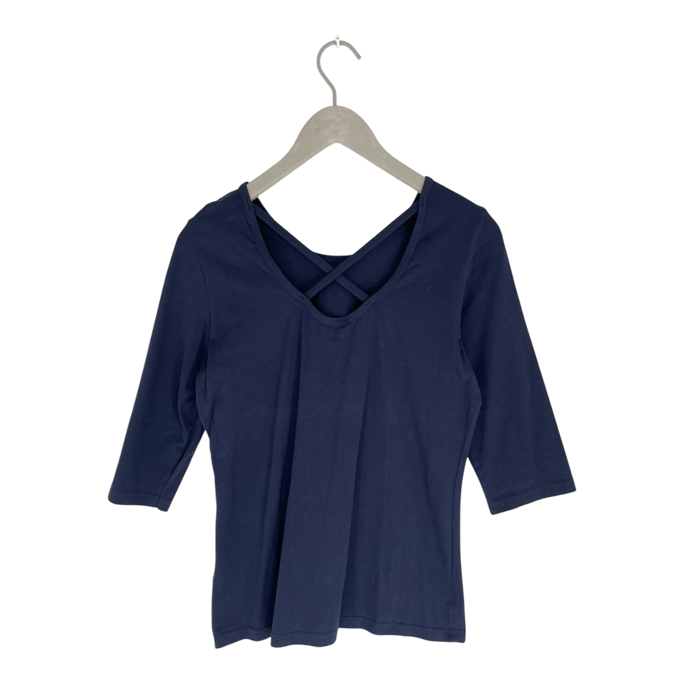 Kaiko cross shirt, blue | woman M