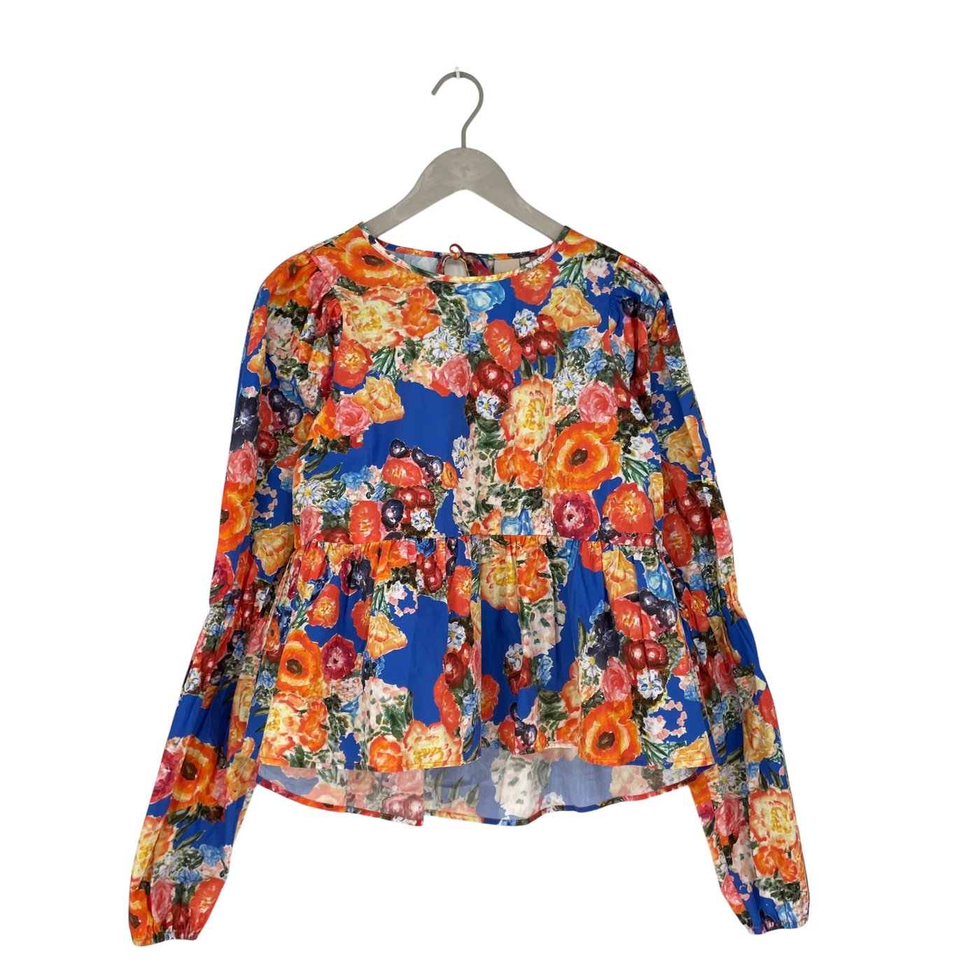 Kaiko double puff blouse, marigold | woman S