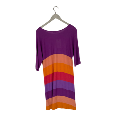 Marimekko silk dress, stripes | woman S