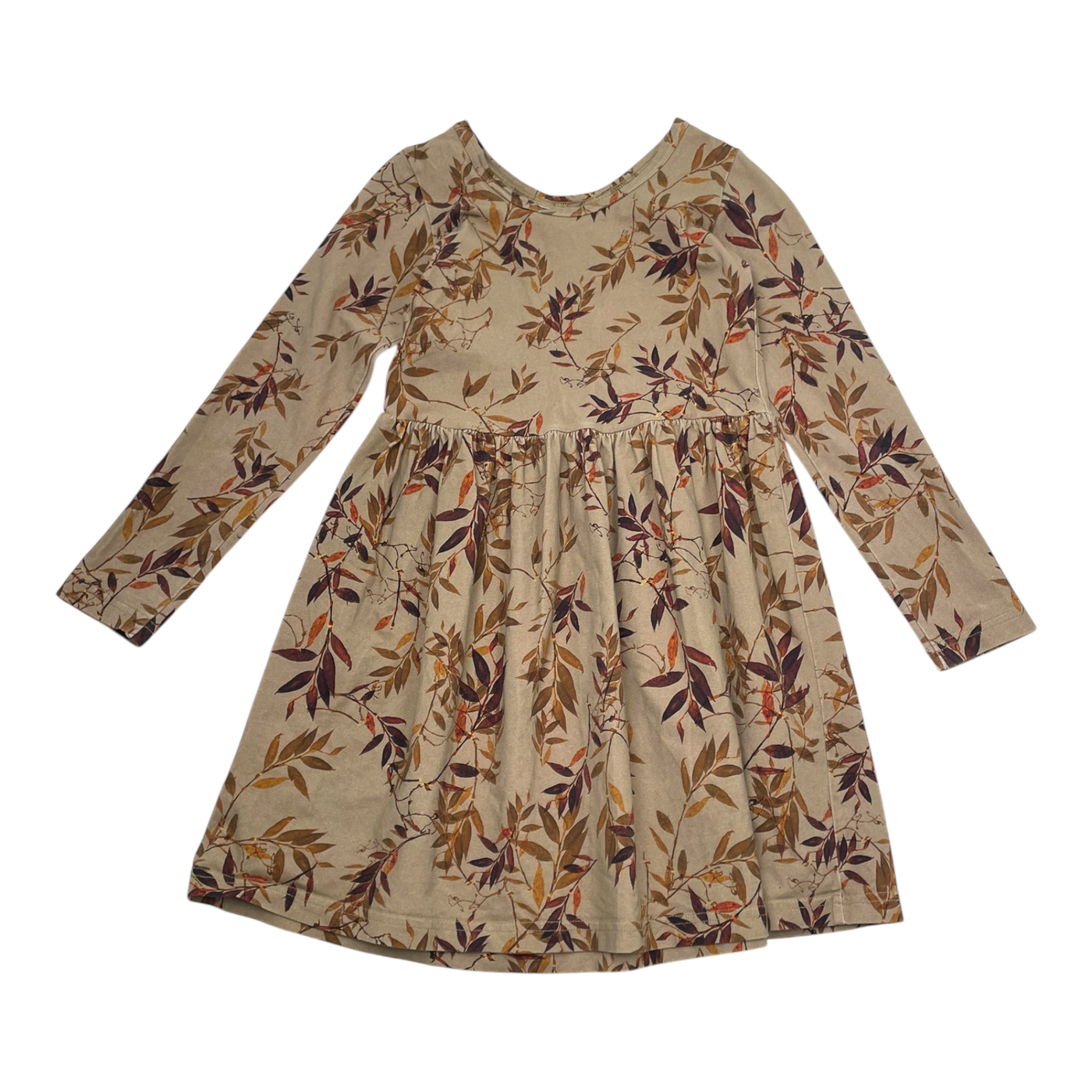 Kaiko dress, golden botany | 122/128cm