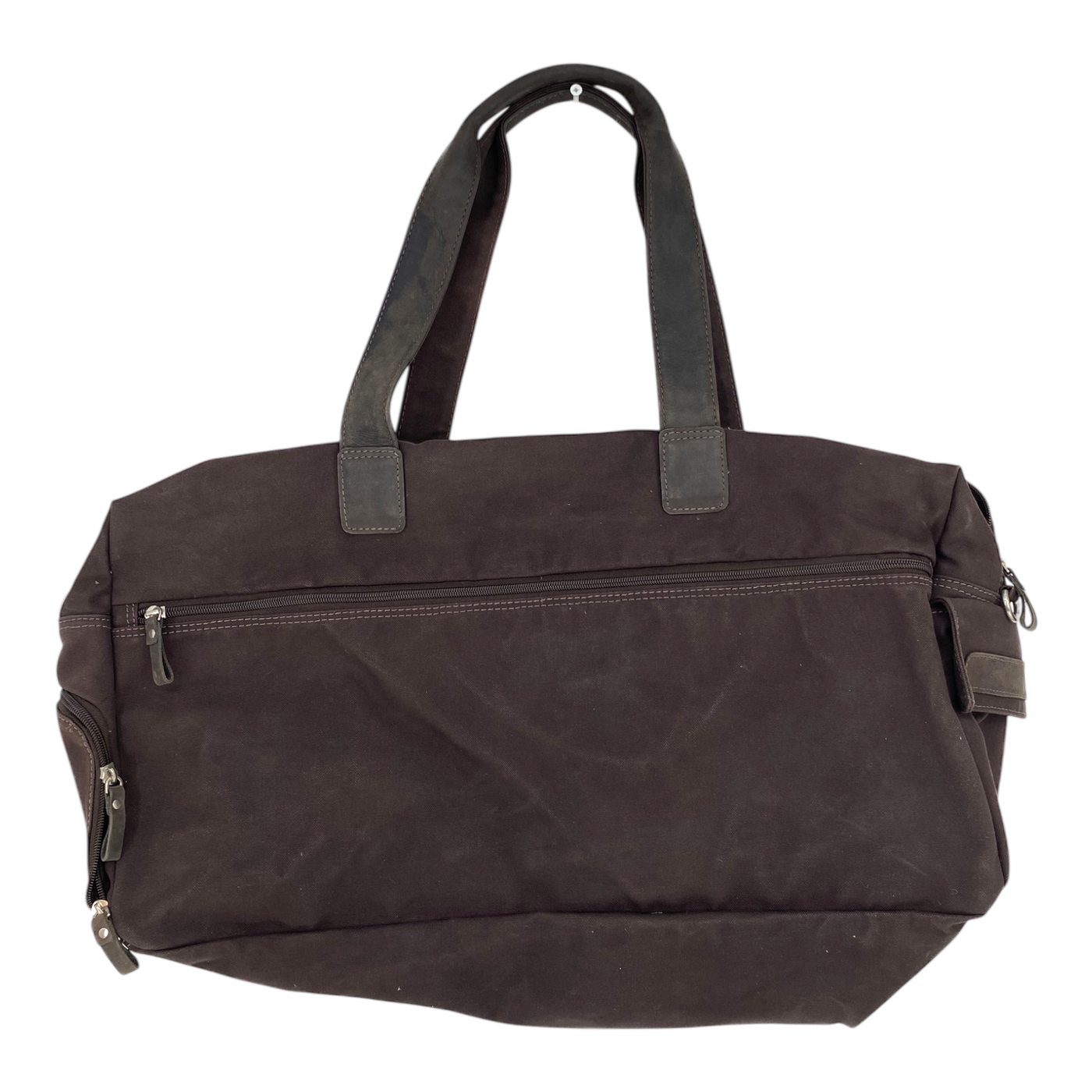 Harold's Bags canvas travel bag, dark brown