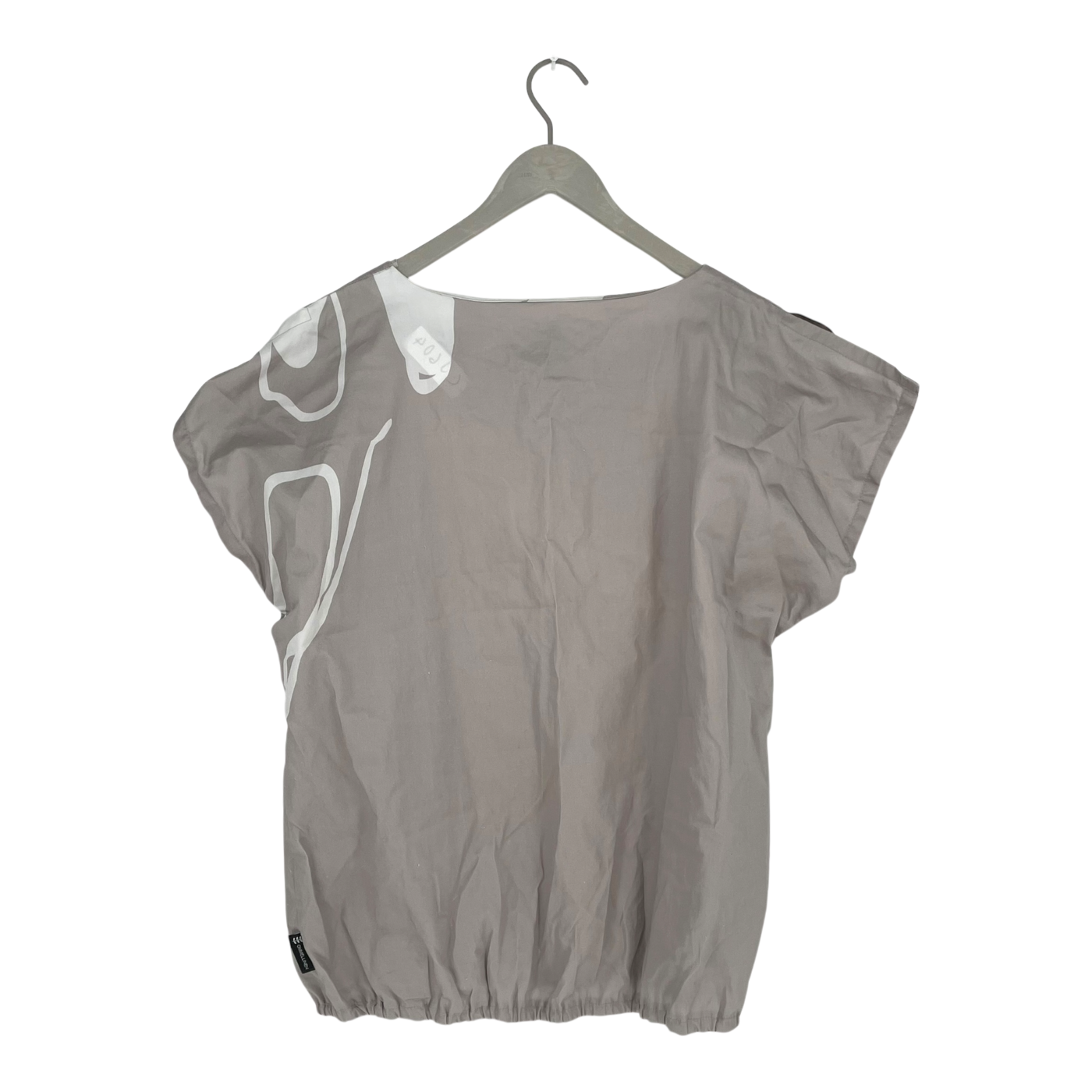 Ommellinen woven t-shirt, almond | woman 2XL