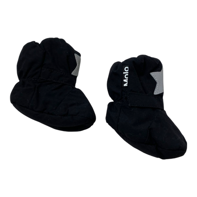Molo baby winter boots, black | 6-12m